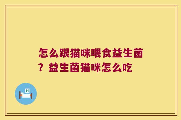 怎么跟猫咪喂食益生菌?益生菌猫咪怎么吃 怎么跟猫咪喂食益生菌?益生菌猫咪怎么吃