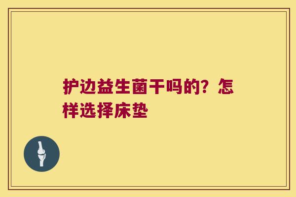 护边益生菌干吗的？怎样选择床垫