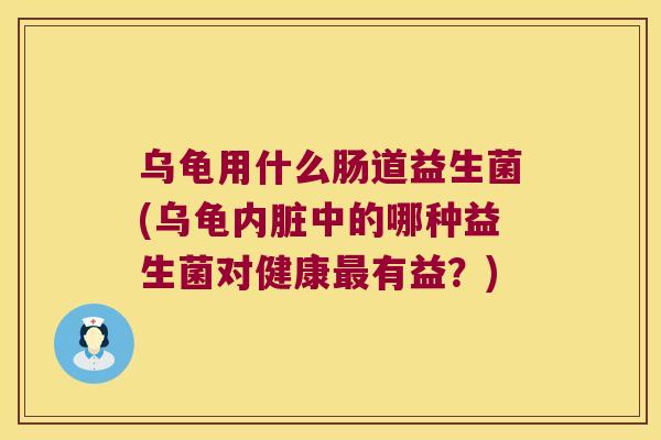 乌龟用什么肠道益生菌(乌龟内脏中的哪种益生菌对健康有益?) 乌龟用什么肠道益生菌(乌龟内脏中的哪种益生菌对健康有益?)