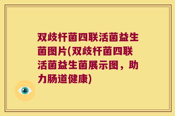 双歧杆菌四联活菌益生菌图片(双歧杆菌四联活菌益生菌展示图,助力肠道健康) 双歧杆菌四联活菌益生菌图片(双歧杆菌四联活菌益生菌展示图,助力肠道健康)