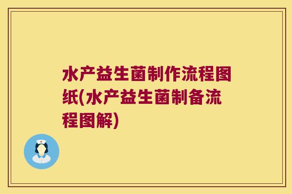 水产益生菌制作流程图纸(水产益生菌制备流程图解) 水产益生菌制作流程图纸(水产益生菌制备流程图解)