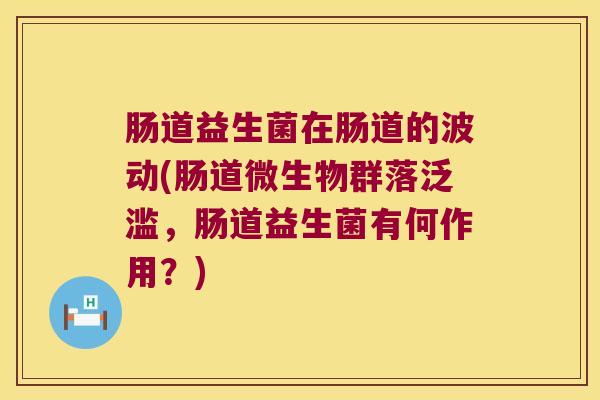 肠道益生菌在肠道的波动(肠道微生物群落泛滥，肠道益生菌有何作用？)
