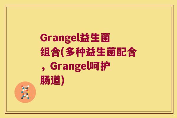 Grangel益生菌组合(多种益生菌配合，Grangel呵护肠道)