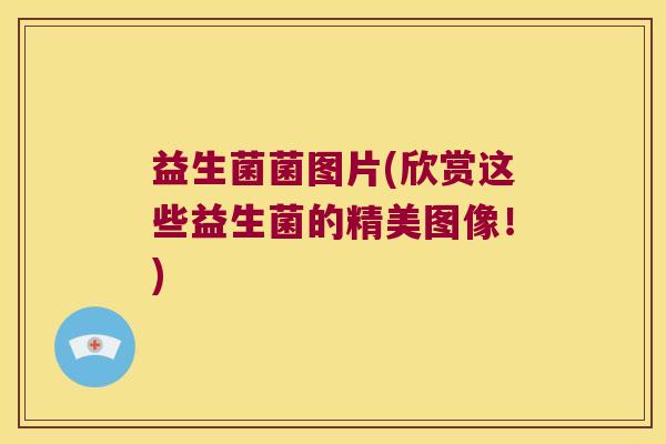 益生菌菌图片(欣赏这些益生菌的精美图像！)