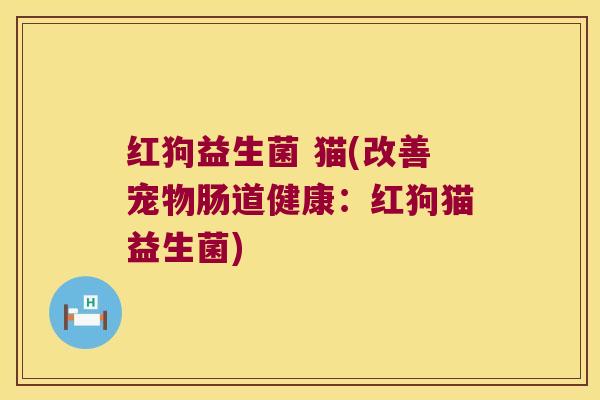 红狗益生菌 猫(改善宠物肠道健康：红狗猫益生菌)