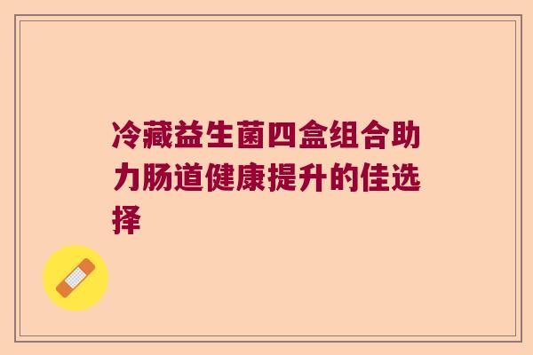 冷藏益生菌四盒组合助力肠道健康提升的佳选择